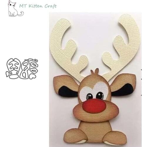 MT Craft Metal Cutting Dies Deer Scrapbook Photo Album Decorative Embossing Stencils Paper Card Crafts Die Cut