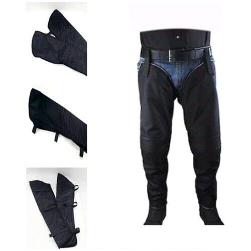 Wearable Motorcycle Knee Brace Leg Wind Protection Waterproof Bright Pants Knee Protection Thick Slip-Resistant Collision Free Shipping