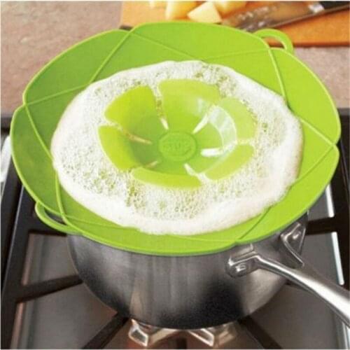 Practical Silicone Anti-overflow Lid Prevent Overflowing Soup Kitchen Accessorie Protect The Chef 26*28cm Kitchen Cooking Gadget