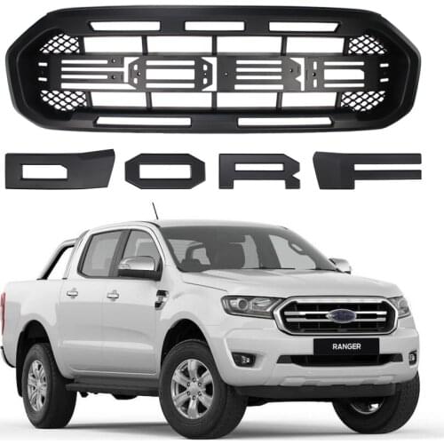 Raptor Grille Modified Grill Front Bumper Mesh Fit For RANGER 2019-2021 T8 PX MKIII MK3 XL XL+ XLS XLT Limited Pickup Trucks