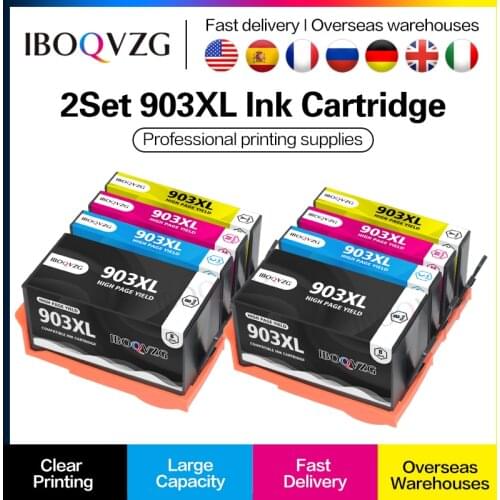 IBOQVZG Compatible ink Cartridge 903 XL for hp903 for HP Officejet Pro 6970 6950 6960 6966 6968 6974 6975 All-in-One Printer