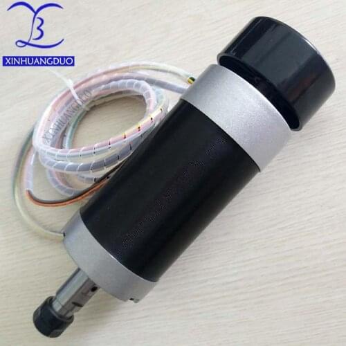 500W High speed Brushless Motor ER11 or ER16 DC 48V CNC Engraving Milling Air Cooled Spindle Motor Engraving