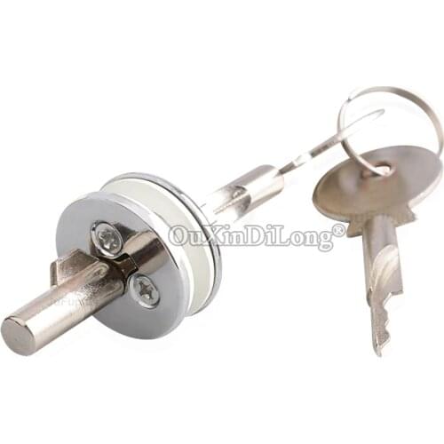 Wholesale 200PCS Keys Alike Glass Cabinet Door Lock Jewelry Display Cabinet Glass Lock Showcase Cabinet Sliding Door Locks GF349