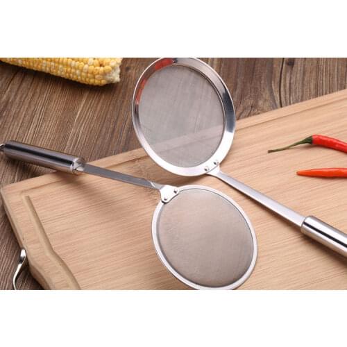 1PC Stainless Steel Wire Fine Mesh Oil Strainer High Quality Flour Sifter Sieve Colanders DIY Kitchen Tools PN 003