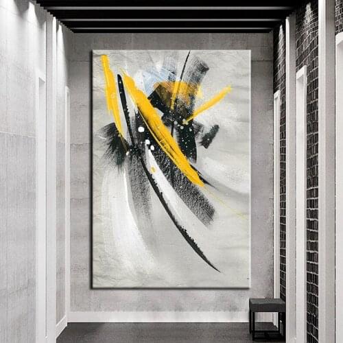 100% Hand Painted Abstract Oil Painting On Canvas Textured Modern Canvas Art Decorative Paintings For Living Room Wall Decor