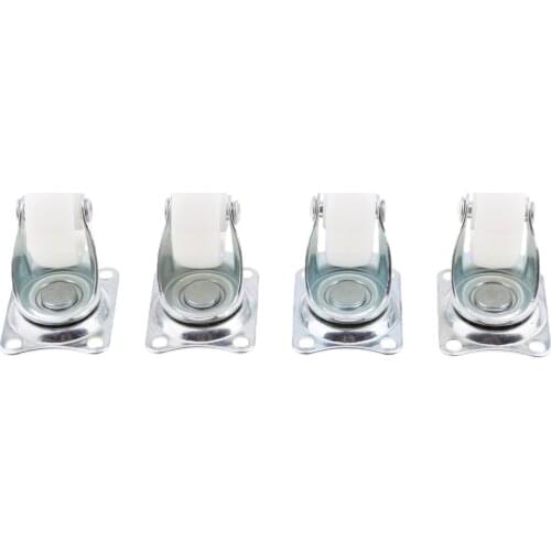 4PCS/Pack Heavy Duty 40mm Iron Casters Castor PP Swivel Wheels