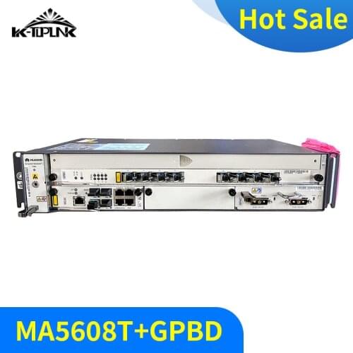 Free Shipping Hua Wei OLT MA5608T 1G, 1*MCUD 1G Control Board + 1*MPWC DC / MPWD AC Power Board + 1*GPBD / GPFD C+ Service Board