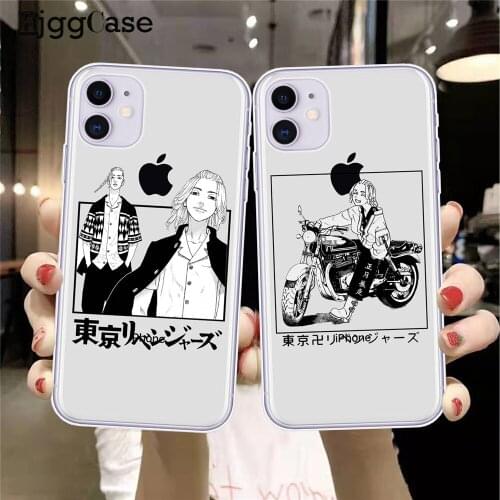 Tokyo Revengers Manjiro Sano Clear Phone Case For iPhone 11 Pro MAX 12 XS XR 7 SE 20 X 8 6 Plus Cute Anime Soft TPU Cover Fundas