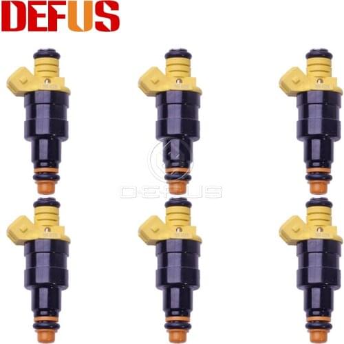 DEFUS 6PCS Fuel Injector Nozzle OEM IW-025 for Delta Integrale 8V 130 - 133 High Performance Engine Parts Petrol Bico New Brand