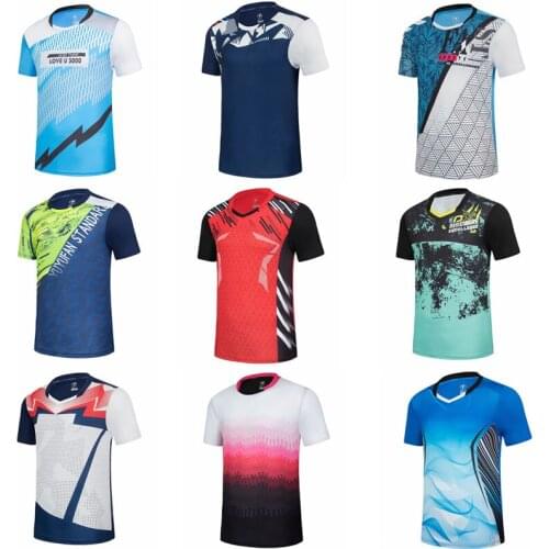 Badminton Shirts Men/Women , tenis femenino , Quick Dry Table Tennis t shirts , Running sports shirt Fitness tennis T Shirts 158