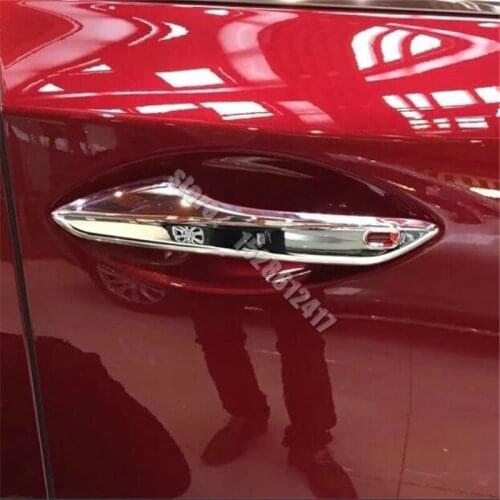 For Lexus RX200t 2016-2018 Car styling ABS Chrome Door Handle Cover Fuel Tank Cover Gas Tank Cover