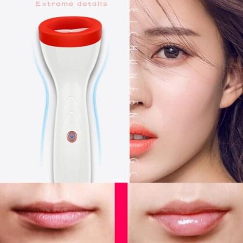 Enhancer Care Tool Natural Sexy Bigger Fuller Lips Enlarger Labios Aumento Pump Silicone Lip Plumper Device Electric Lip Plump