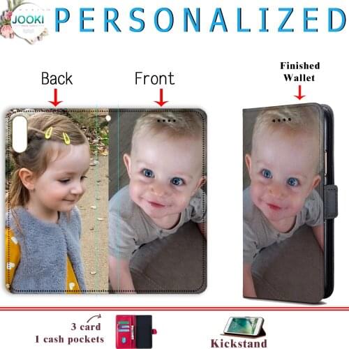 JOOKI Cubot J7 Personalized Photo Leather Wallet Phone Case Cover For Cubot J7 Customize Your Phone Book case Cubot J7
