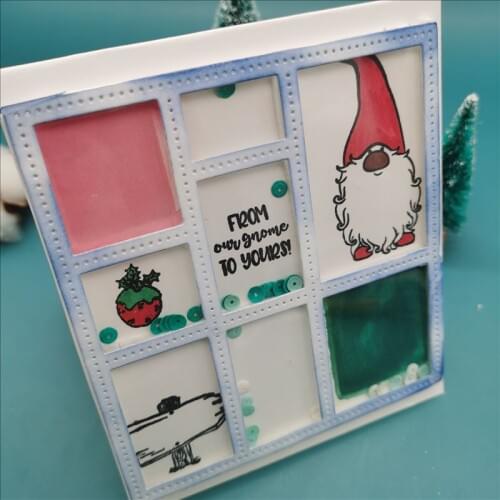 Square metale cutting dies stamps and dies Embossing Dies Cut Stencils Paper Photo Card Craft Decoration Crafts Scrapbooking