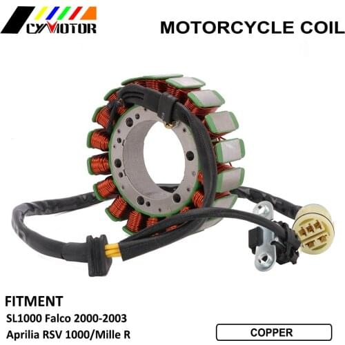 Motorcycle Magneto Engine Stator Generator Alternator Charging Coil Parts For Aprilia SL1000 Falco 2000-2003 RSV 1000 Mille R