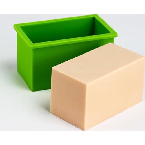 Rectangle Silicone Soap Mold Flexible Handmade Loaf Mould