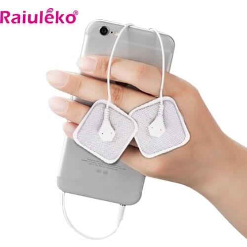 Mini Pulse Body Massager 6 Modes Digital Therapy Phone Control EMS Muscle Stimulator Tens Acupuncture Smartphone Massager