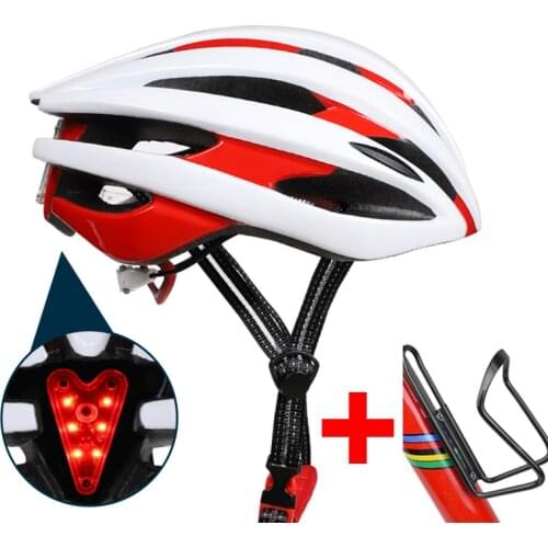 New Cycling Helmets Mens and Womens Rugged Ultra-Light with Light Bicycle Helmet 240g Pc Shell Man MTB Bicycle Helmet