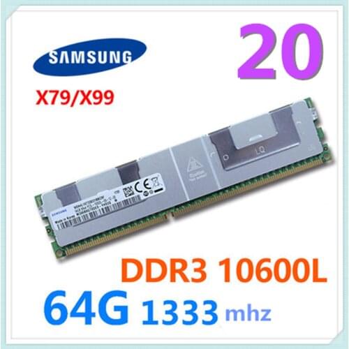 SAMSUNG DDR3 10600L black 64G 1333MHZ memory bar server memory bar suitable for X79 X99