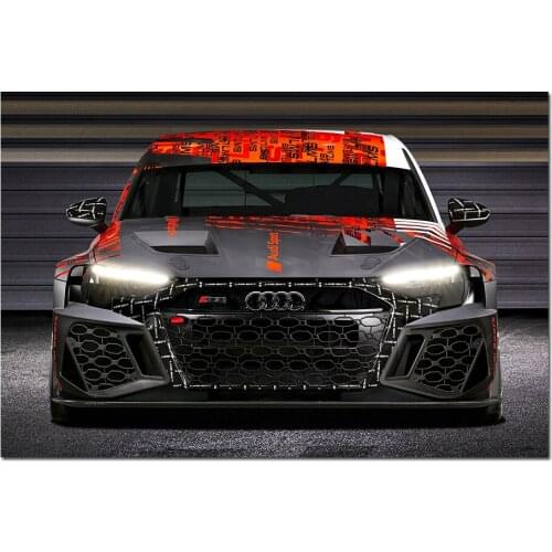 RS3 LMS Sports Car Posters Prints Wall Art Unframed Canvas Paintings For Home Decor