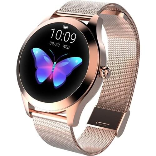 Smart Watch Women montre femme Lovely Bracelet Heart Rate Monitor Sleep Monitoring Smartwatch Connect IOS Android KW10 Reloj