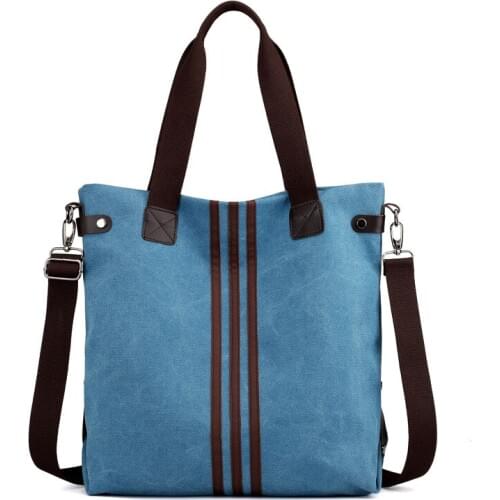 Fashion Canvas Handbags 2020 Autumn Winter New Handbags Wild Large Capacity Pure Color Single Shoulder Messenger Bags Travel Bag