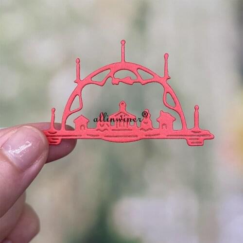 Sacred candle building Metal Cutting Dies Stencils For DIY Scrapbooking Decorative Embossing Handcraft Die Cutting Template