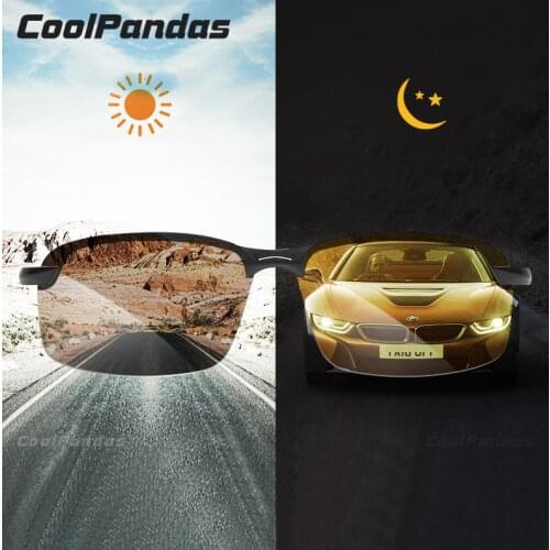2020 Intelligent Polarized Photochromic Sunglasses Men Day Night Vision Goggles Women Driving Glasses oculos de sol masculino