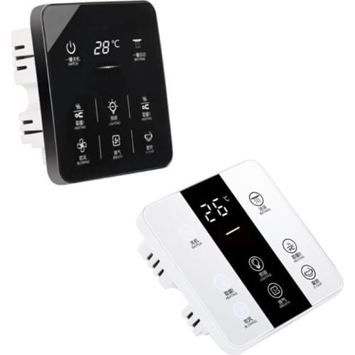 Smart Touchscreen Yuba Switch 8 Gang Bathroom Waterproof Dustproof Panel N58A