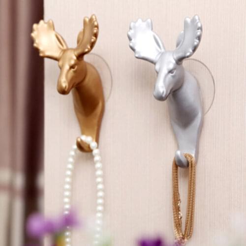 Vintage Decorative Wall Hook For Hanging Clothes Cute Unicorn Horse Shape Plastic Resin Wall Jewelry Keys Holders Hangers Tools