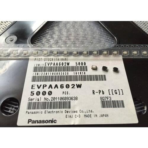 Japan EVPAA602W car remote control button key button touch waterproof dust 3*3.5*1.7