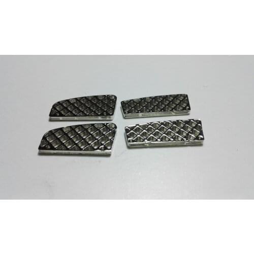 1/14 SCALE rc Decorative checkered plate pedals slip-resistant plate pedal for Tamiya tractors trailer R620 56323 56327 R470
