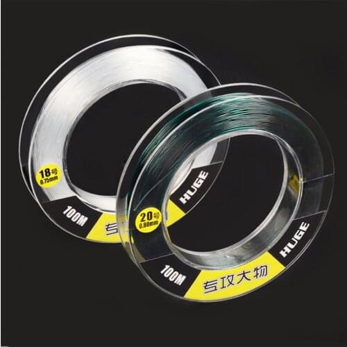 1 pcs Luya line 100m fishing main line subline for sea pole nylon carp fishing goods accessories equipment tackle long throw