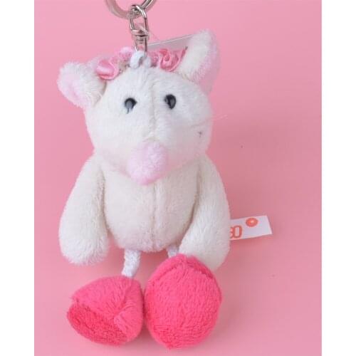1 Pcs Bride Mouse Small Plush Pendant Toy, Kids Doll Keychain / Keyholder Gift Free Shipping