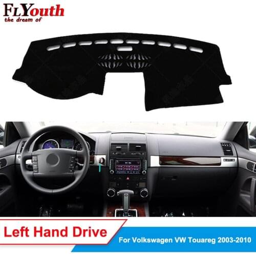 Car Dashboard Cover For Volkswagen Touareg 2003 2004 2005 2006 2007 2008 2009 2010 Dash Mat Dash Pad Carpet Anti-UV Non-slip 1Pc