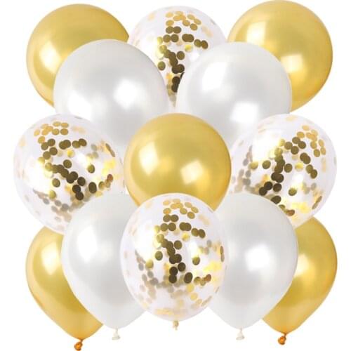 12inch Mix Rose Gold Confetti Balloons Birthday Party Decoration Wedding Balloons Baby Shower Party Baloon Air toys globos