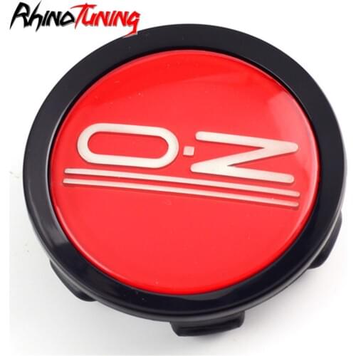 4pcs 74mm 70mm Red OZ Wheel Cap for Rims Car Center Hubs Caps Vehicle Tire Cover Emblem