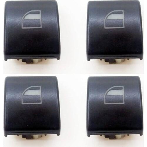 4X Window Switch Button Cap Cover Compatible With BMW 3 Series E46 X5 X3