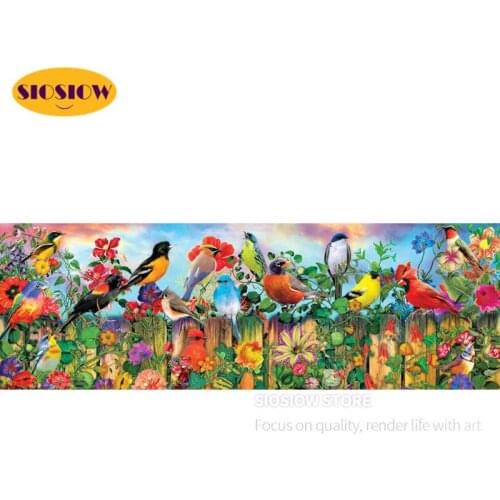 5d Diamond Painting Full Drill Round Flower And Bird Cross Stitch Animal Pattern Diamond Mosaic Embroidery Birds Home Decor Room