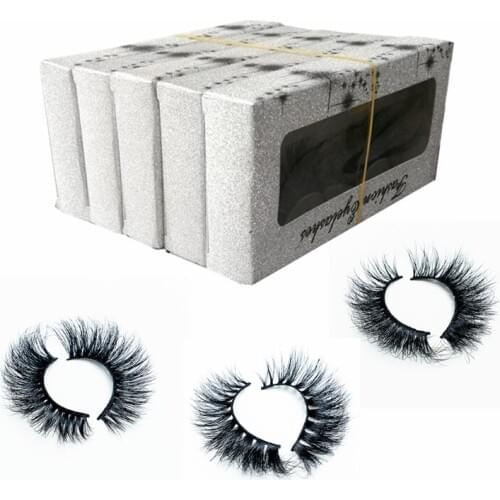 5D Mink Eyelashes Long Lasting Mink Lashes 20mm Natural Dramatic Volume Eyelashes Extension Thick Long 3D False Eyelashes