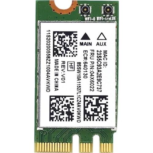 QCNFA335 Wireless Network Card, NGFF M2 Interface 4.0 Bluetooth Wireless Network Card Support System Win7/Win8/Win10