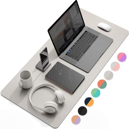 Double-Side PU Mouse Pad Large Size Anti-Slip Mousepad Waterproof Natural Rubber Gamer Desk Mat for Desktop PC Computer Laptop