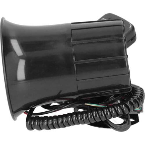Loudspeaker Emergency Sound Amplifier 120db Car Alarm Horn with Mounting Parts for 12V Auto Car Firefighting