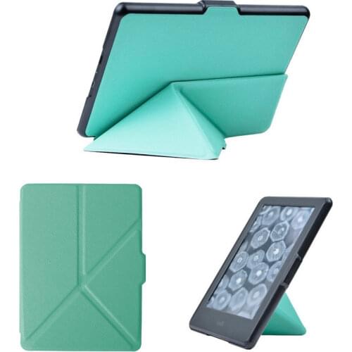 Origami case for 2016 Kindle 8 ereader ebook PU leather smart PU leather cover case for kindle 8 2016