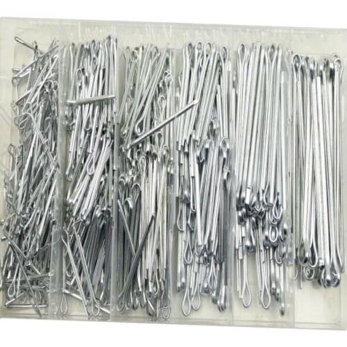 Tool zone 555pc Cotter Pin Split Pin Assortment Box Fixings Set In Case