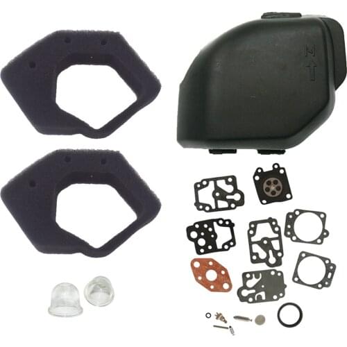 Air Filter Cover Element Assy For Honda GX25 HHT25S Carb Repair Primer Bulb Kit