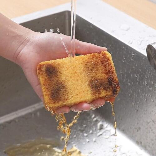 Sponge Brush Kitchen Scouring Pad Dishwashing Sponge Super Absorbent Sponge Brush