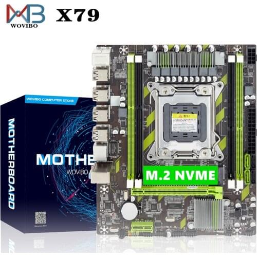X79 Motherboard LGA 2011 Mainboard Desktop Server DDR3 REG ECC RAM Memory For Xeon LGA2011 E5 V2 V1 CPU With NVME M.2 Placa Mae
