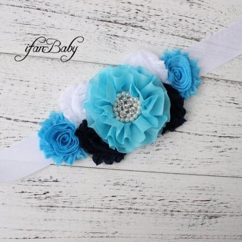 Fashion shabby flower Belt,Girl Woman Sash Belt Wedding Sashes belt