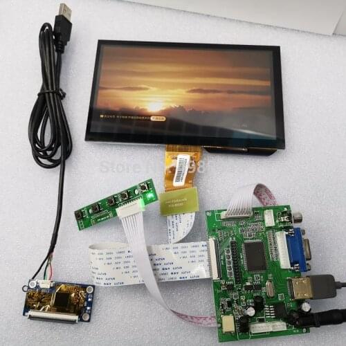 Monitor disp7 inch touch display module suite 1024X600 supports Linux/android /win7810 plug and play hd display DIY accessories